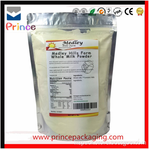 Hot Sales tea packaging zipper pouch stand up plastic bag aluminum foil
